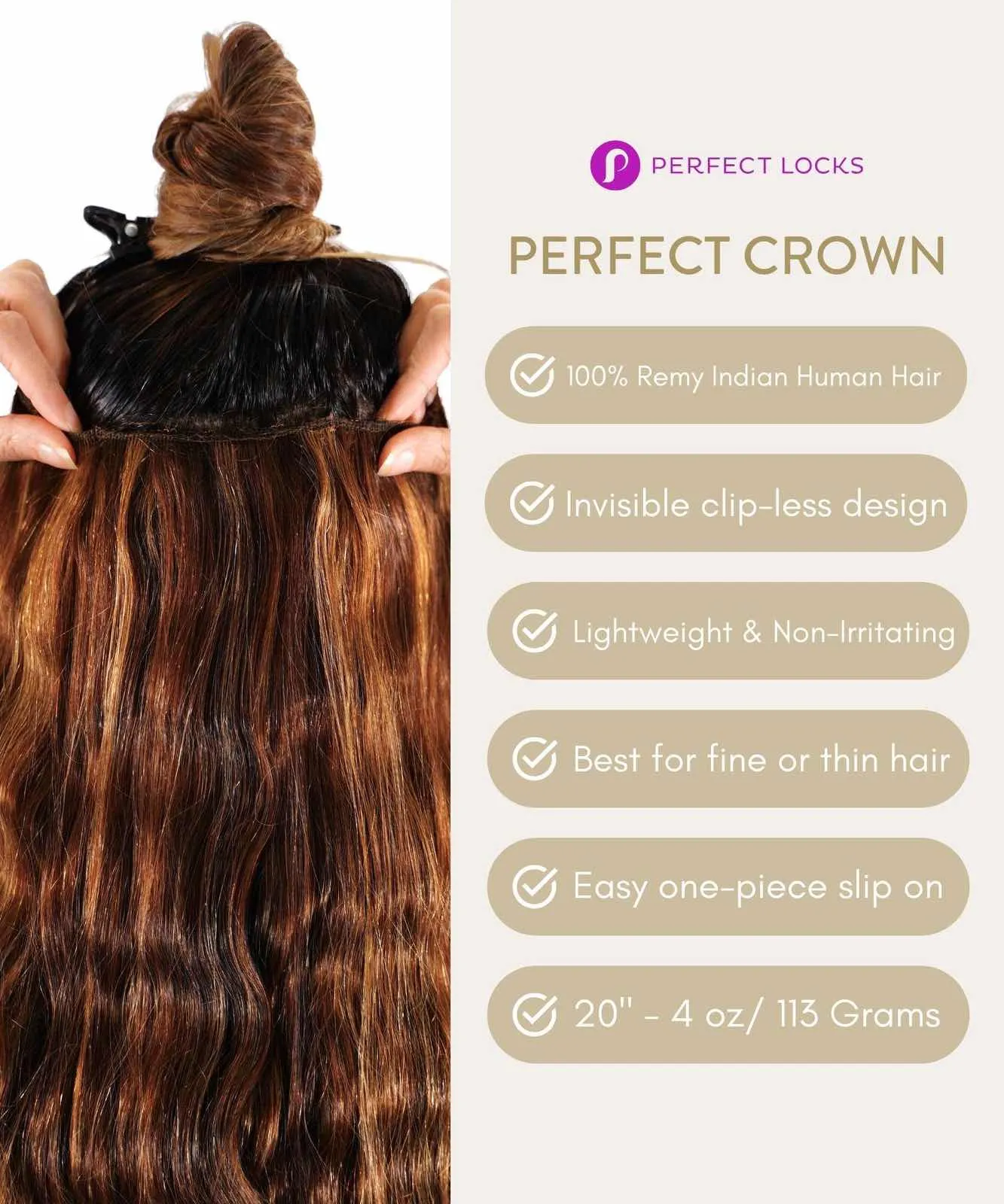 Tight Curly Perfect Crown Hair Extensions