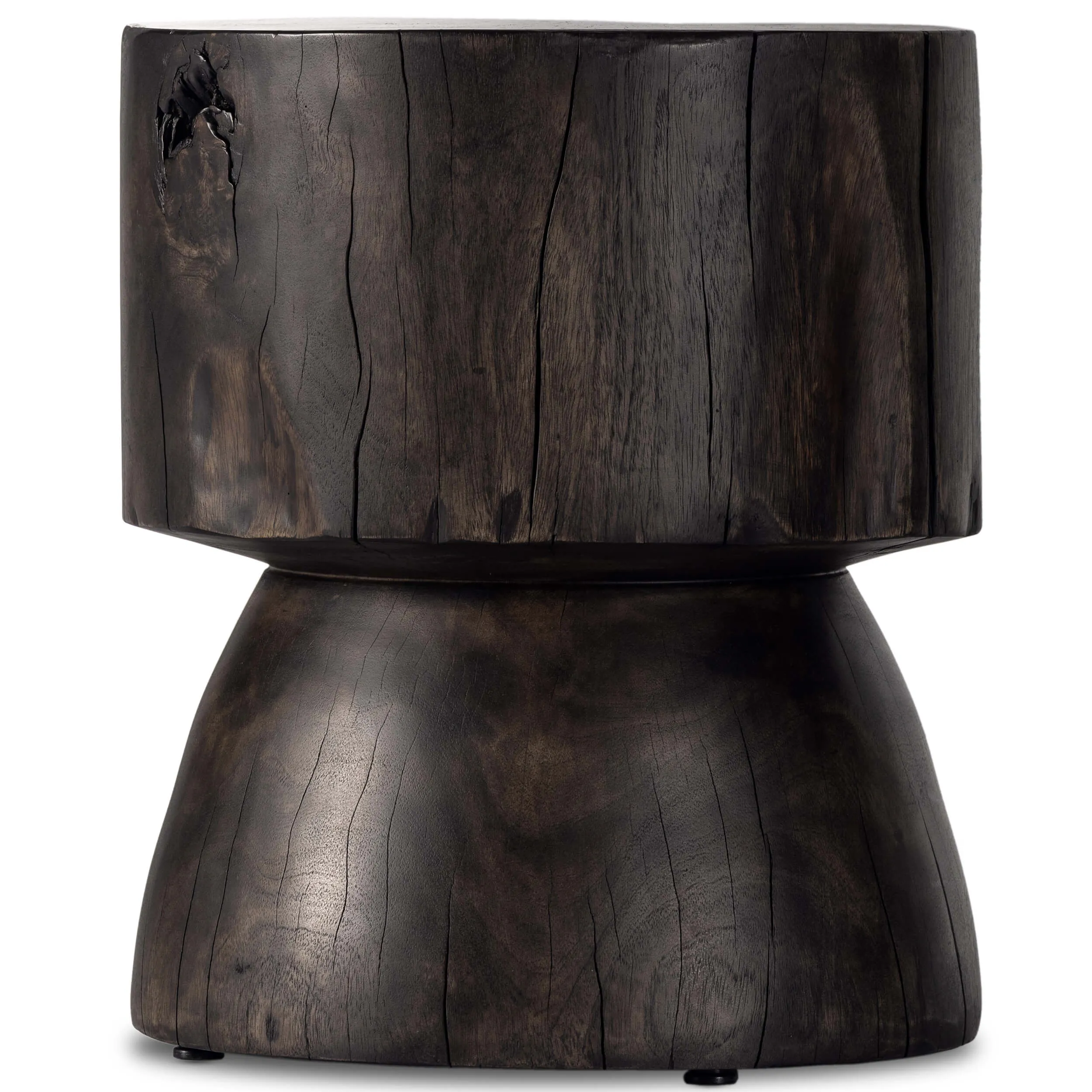 Tino End Table, Rubbed Black