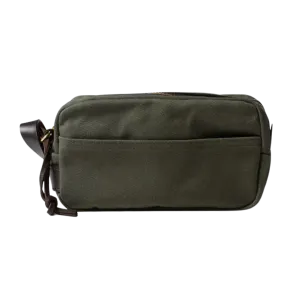 Travel Kit in Rugged Twill - Otter Green