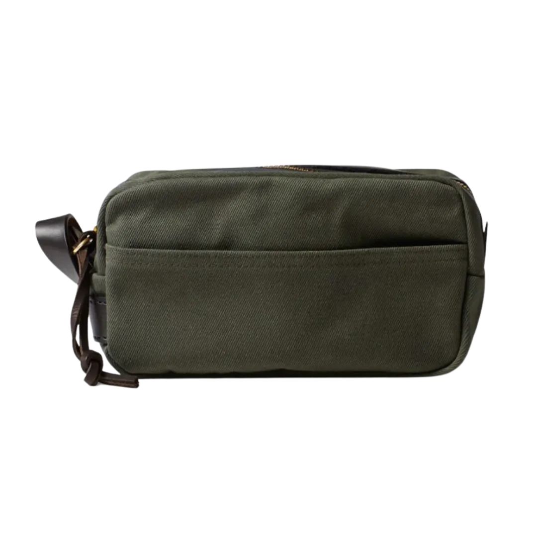 Travel Kit in Rugged Twill - Otter Green