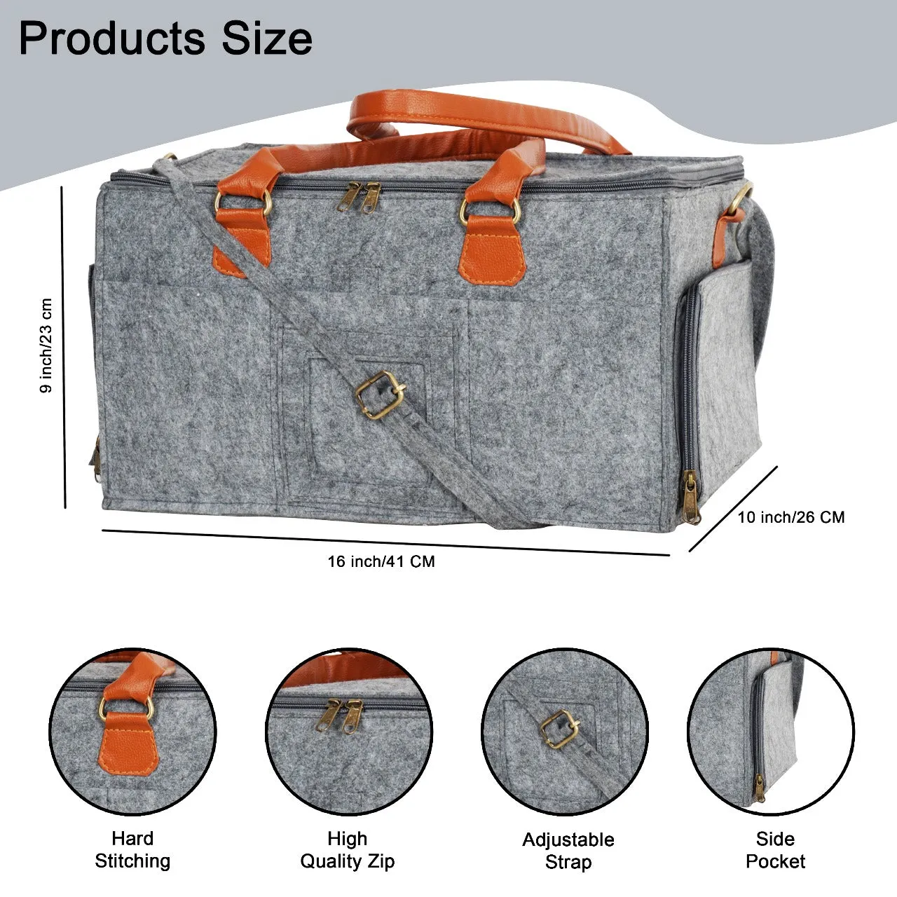 Travel tote bag | Diaper Caddy | Multifunctional Diaper bag| Unisex Diaper Bag | Traveling Baby bag | Diaper caddy with lid