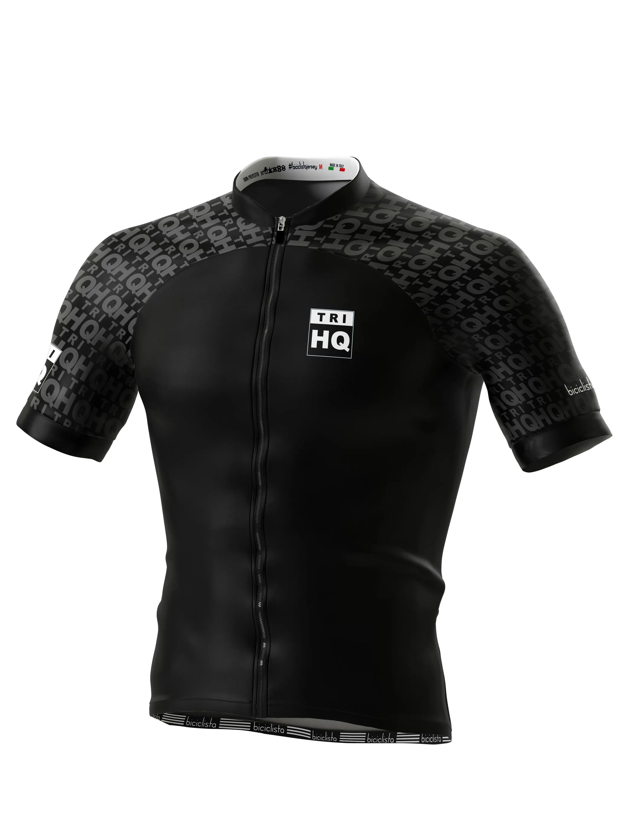 TRI HQ Black Cycling Jersey