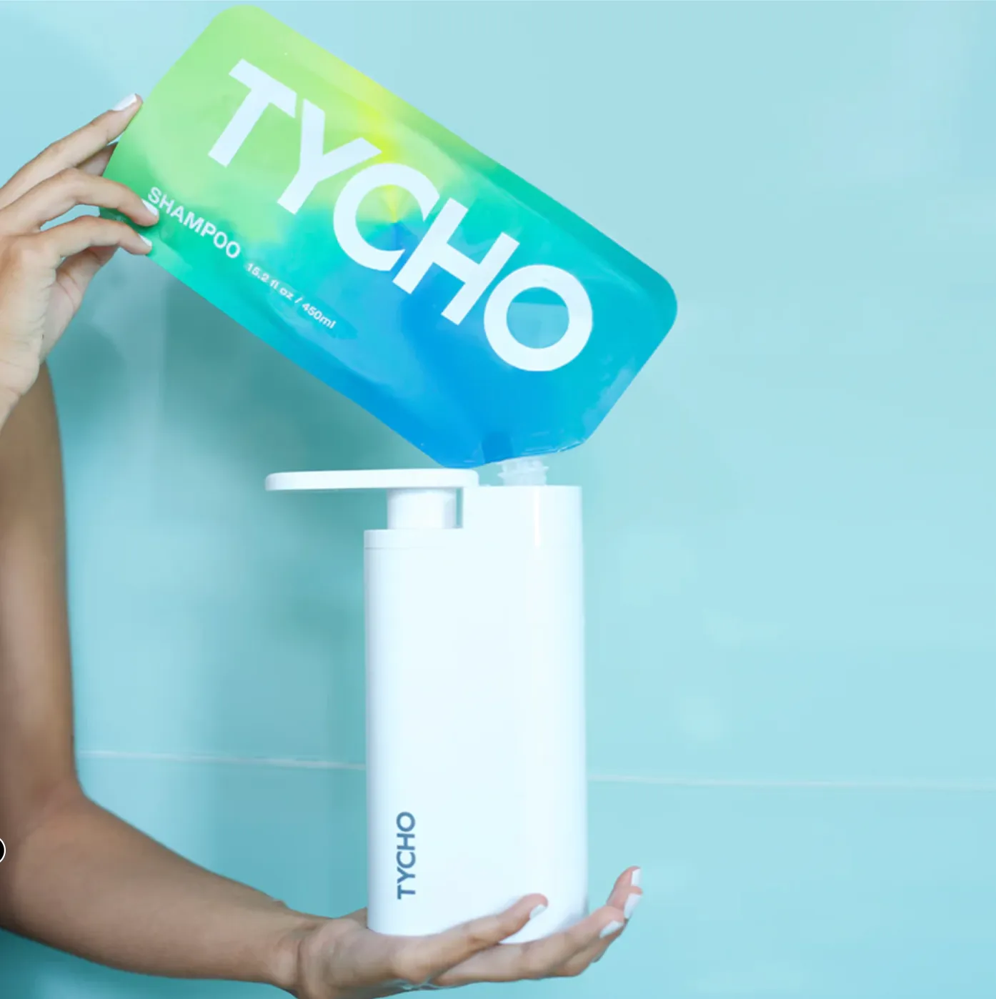 TYCHO Dispenser for Shampoo | Conditioner | Body Wash