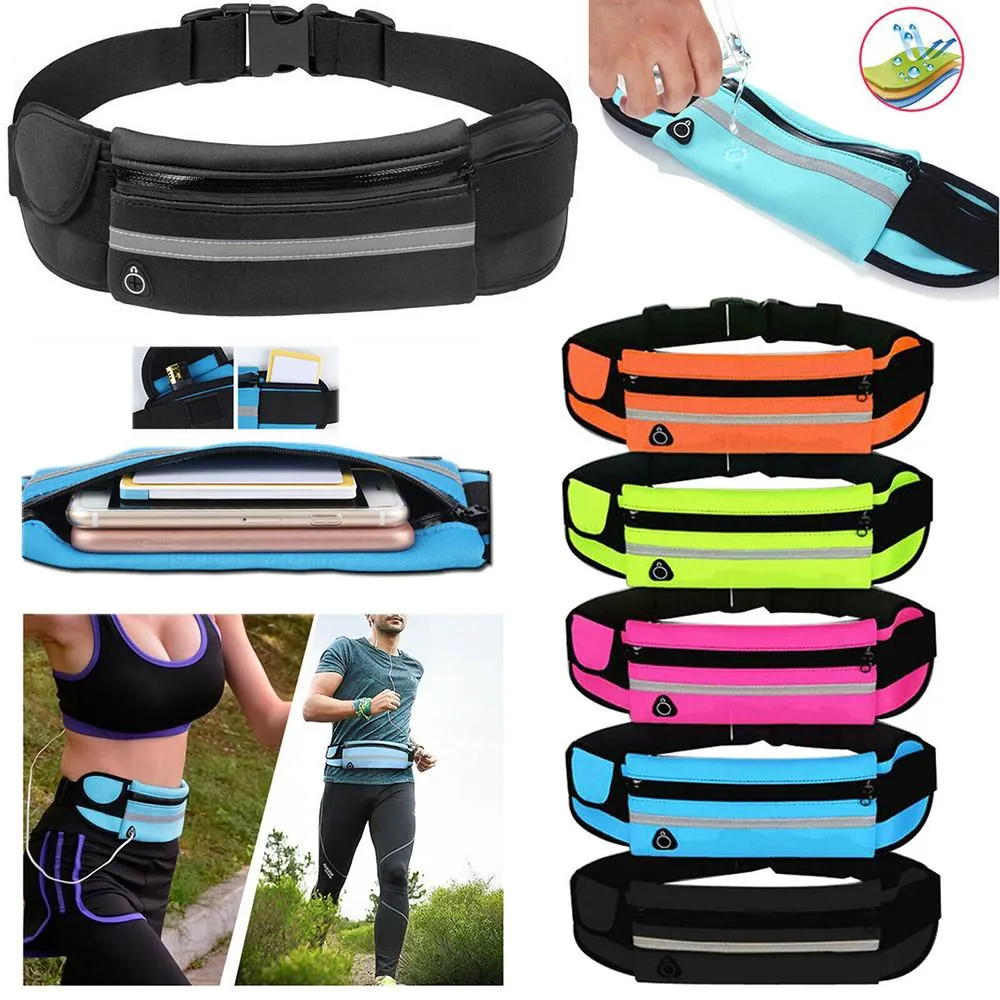 Unisex Sports Running Jogging Waist Travel Bum Bag