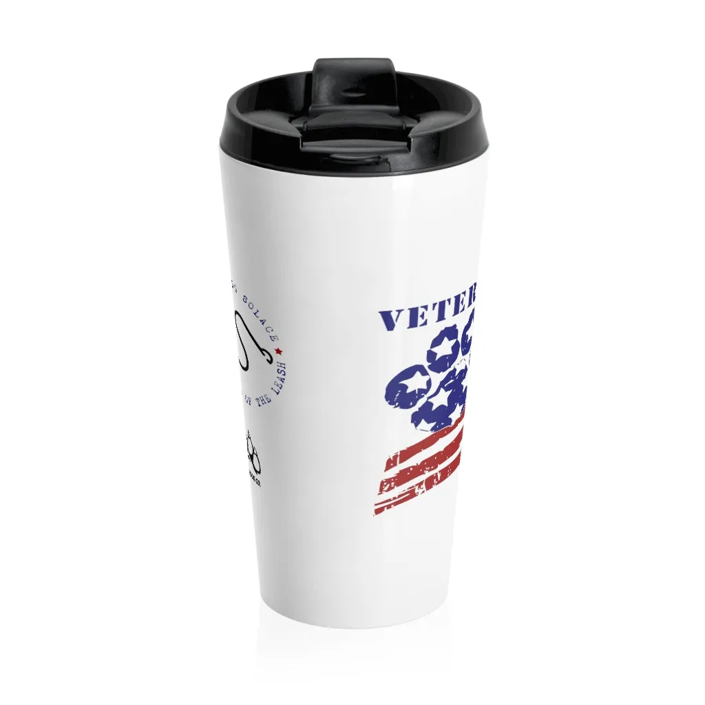 Veteran's P.A.W.S. Stainless Steel Travel Mug