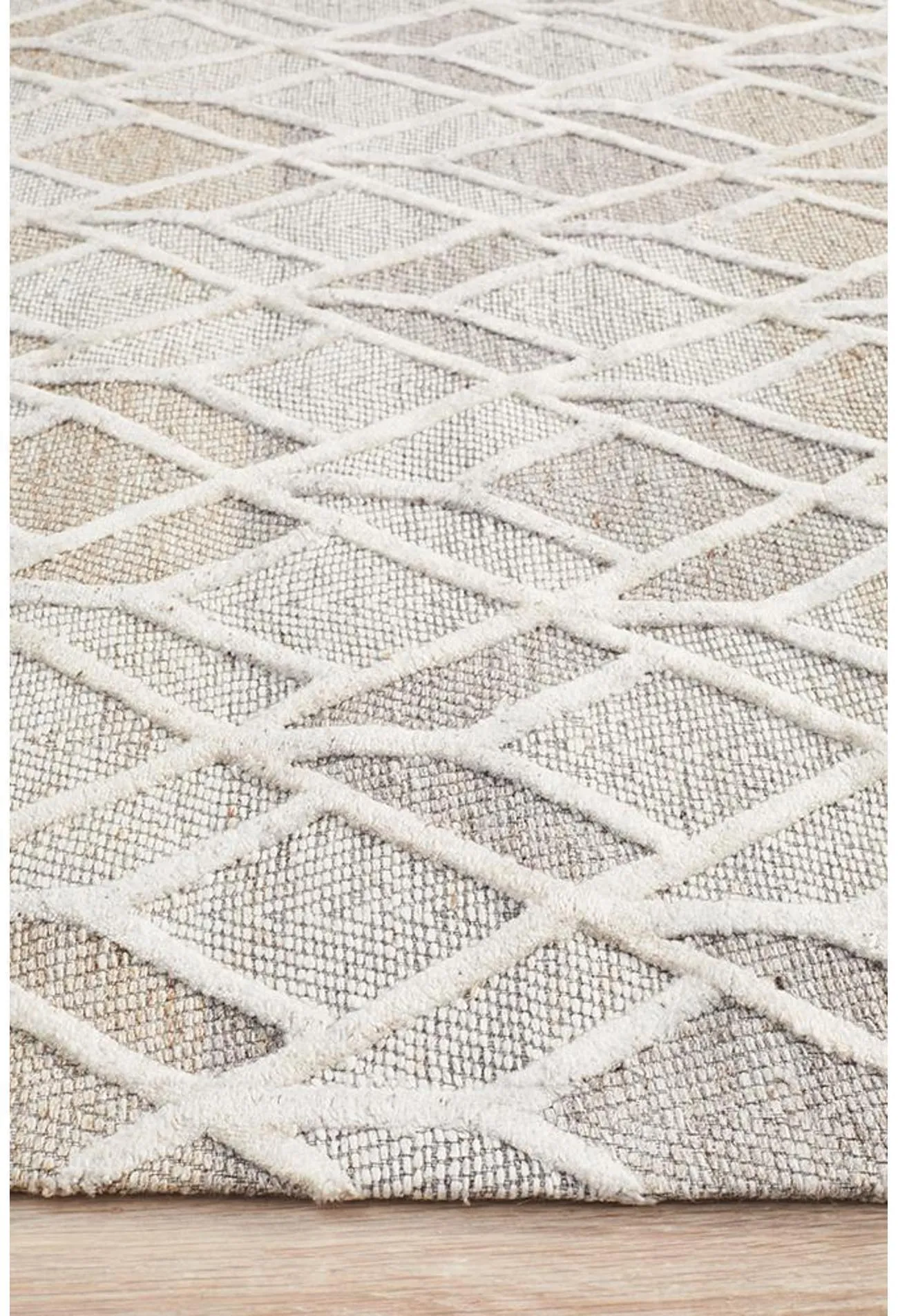 Vicenza Winter Sand Hills Modern Rug