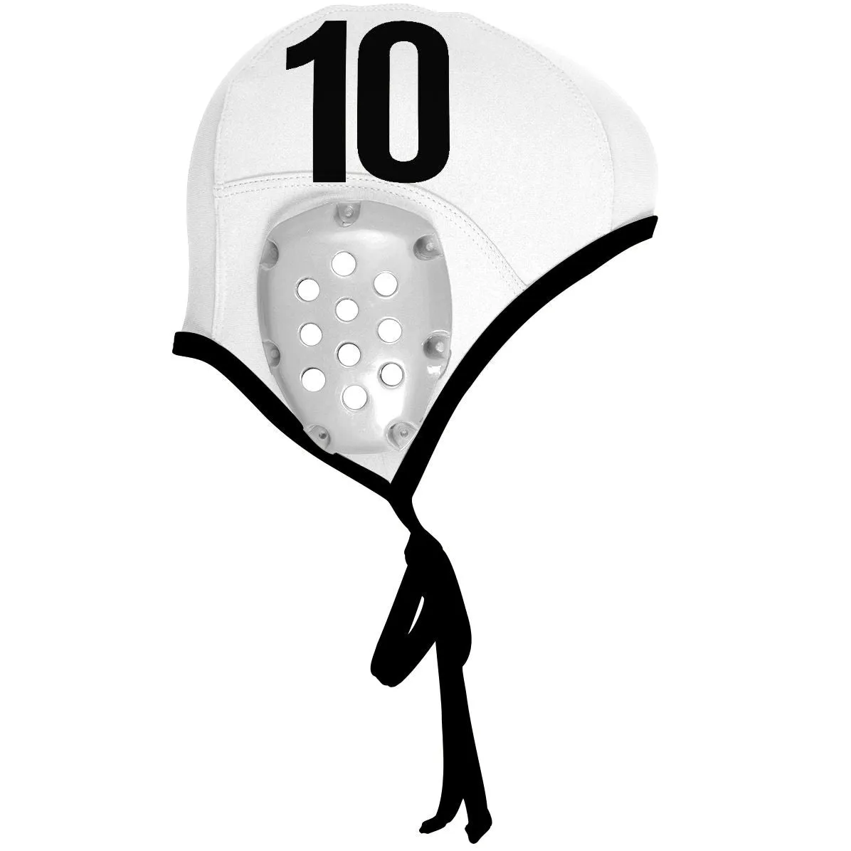 Waterpolo White Cap Set