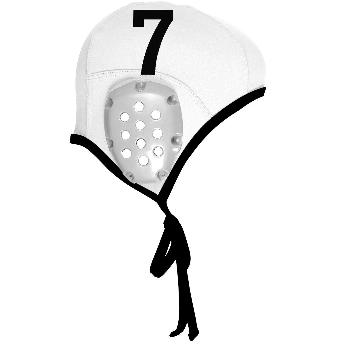 Waterpolo White Cap Set