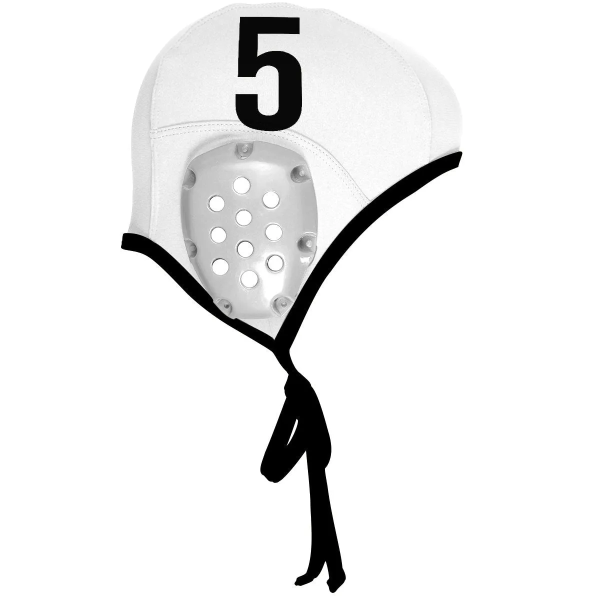 Waterpolo White Cap Set