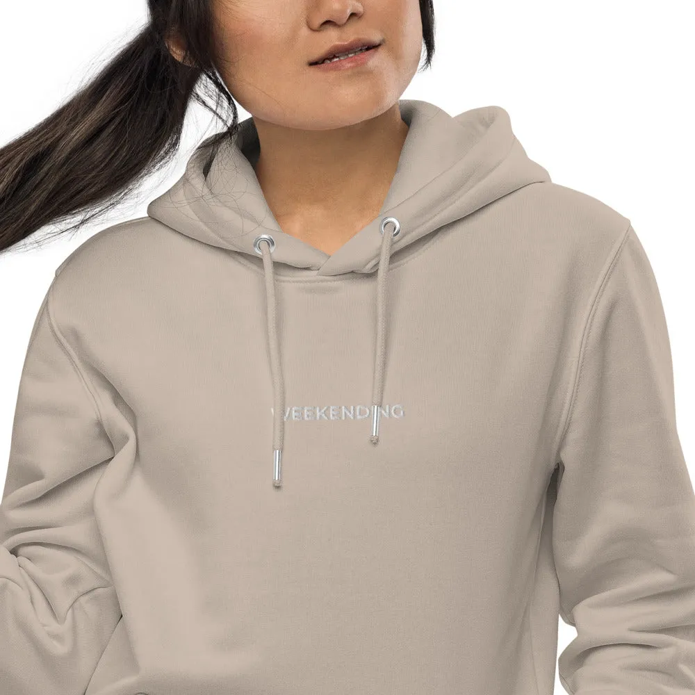 Weekending Embroidered Essential Eco Hoodie