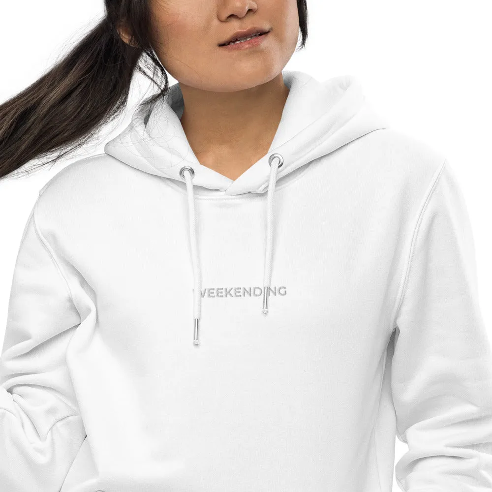 Weekending Embroidered Essential Eco Hoodie