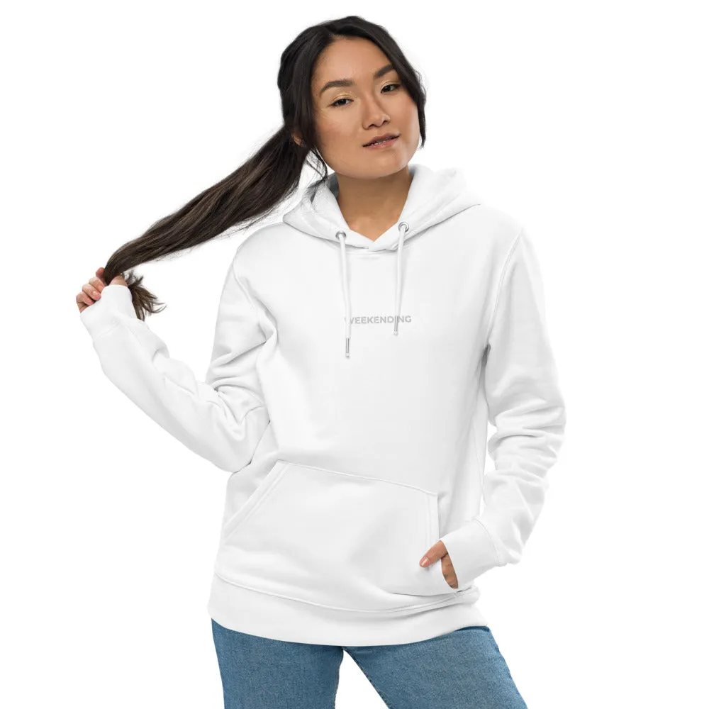 Weekending Embroidered Essential Eco Hoodie