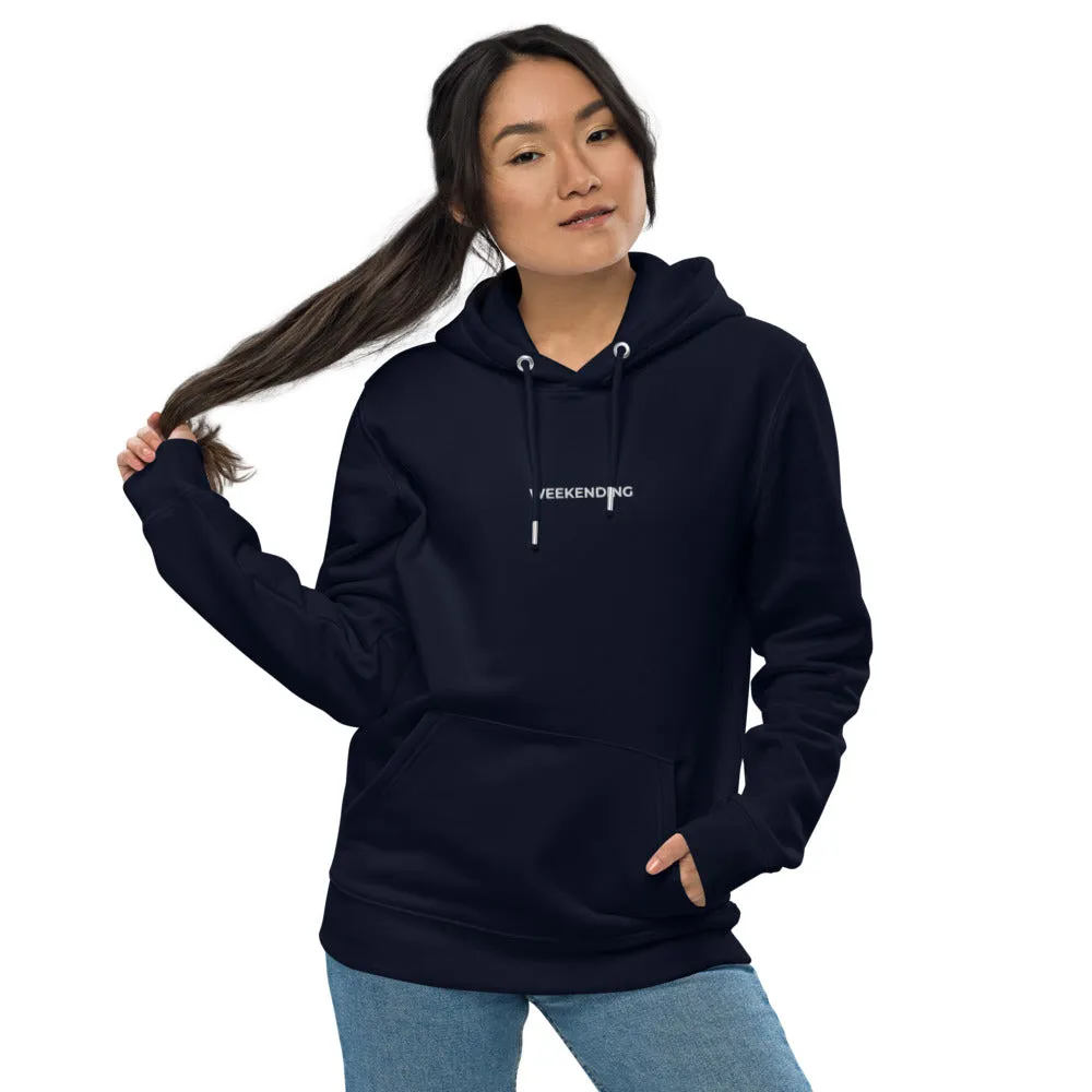 Weekending Embroidered Essential Eco Hoodie