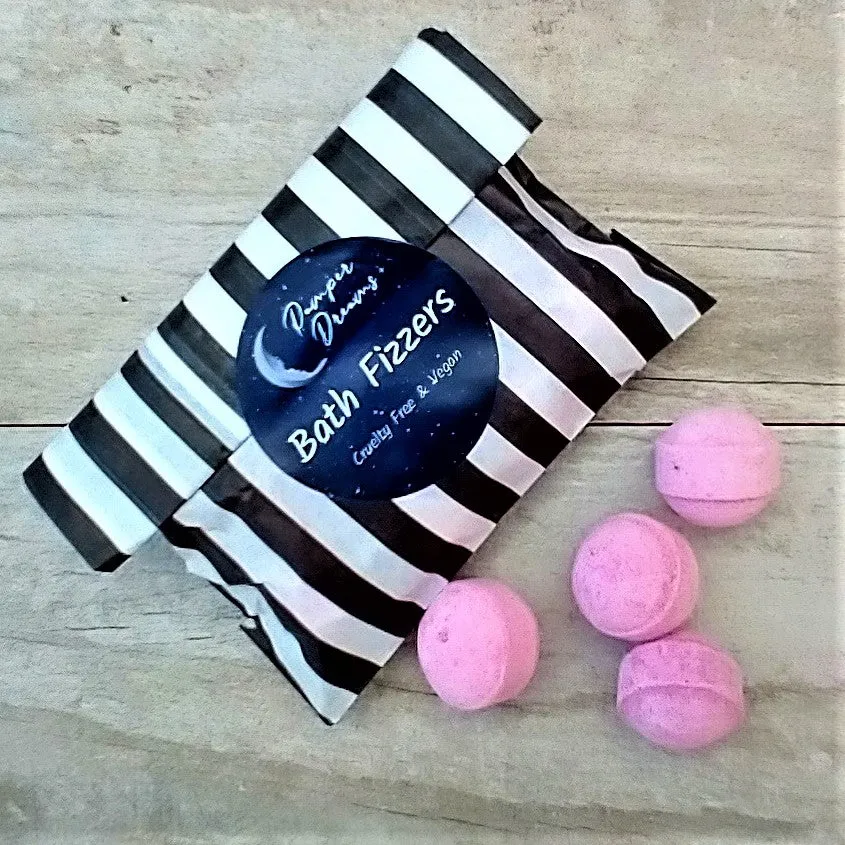 Wild Lavender Hearts Bath Fizzers - Mini Bath Bombs