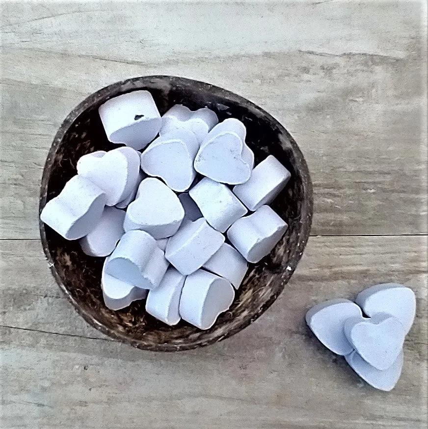 Wild Lavender Hearts Bath Fizzers - Mini Bath Bombs