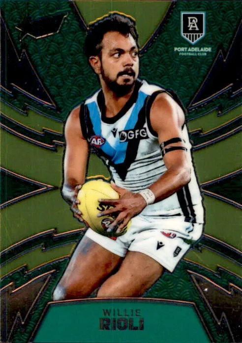 Willie Rioli, LGG64, Luminous Thunderbolt KMART Refractor, 2024 Select AFL Footy Stars