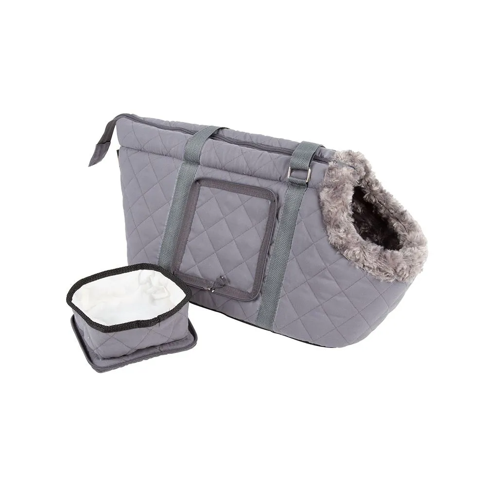 Wilton Pet/Dog Carrier - Grey