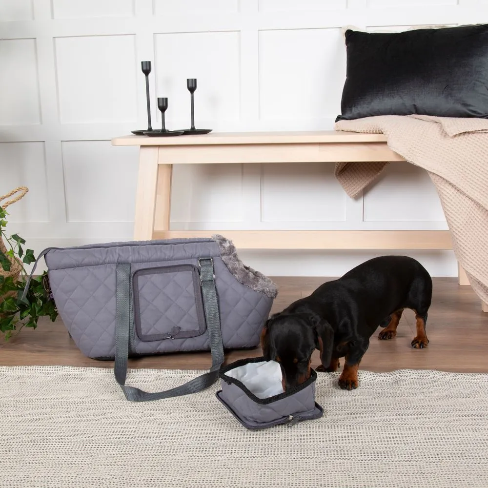 Wilton Pet/Dog Carrier - Grey