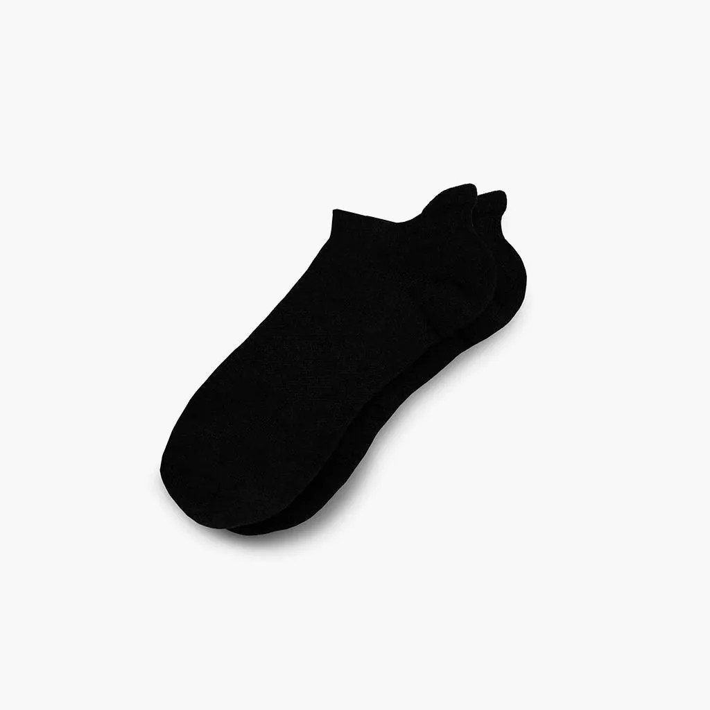 Women's Eco-Friendly Ankle Socks | Black