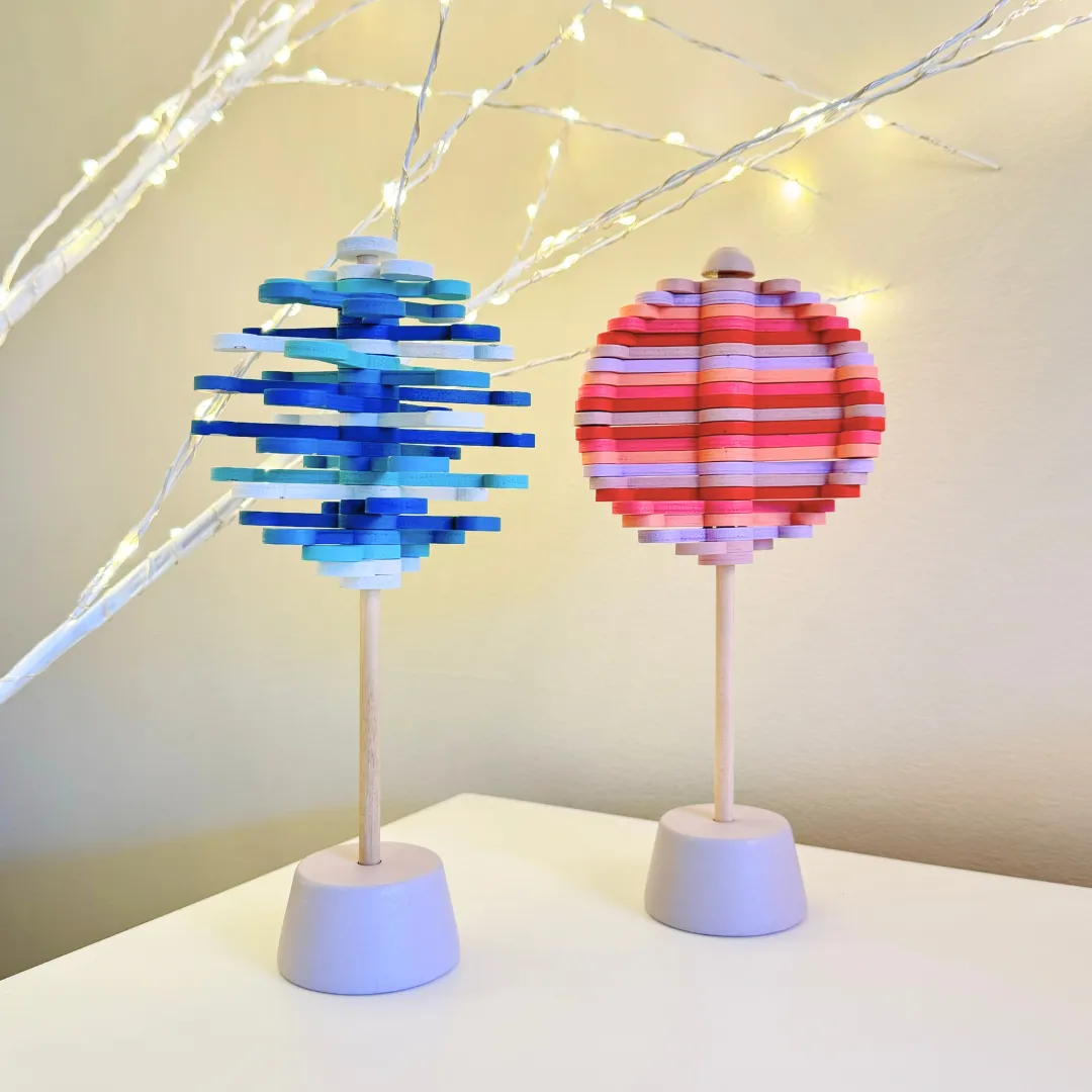 Wooden Spinning Lollipop