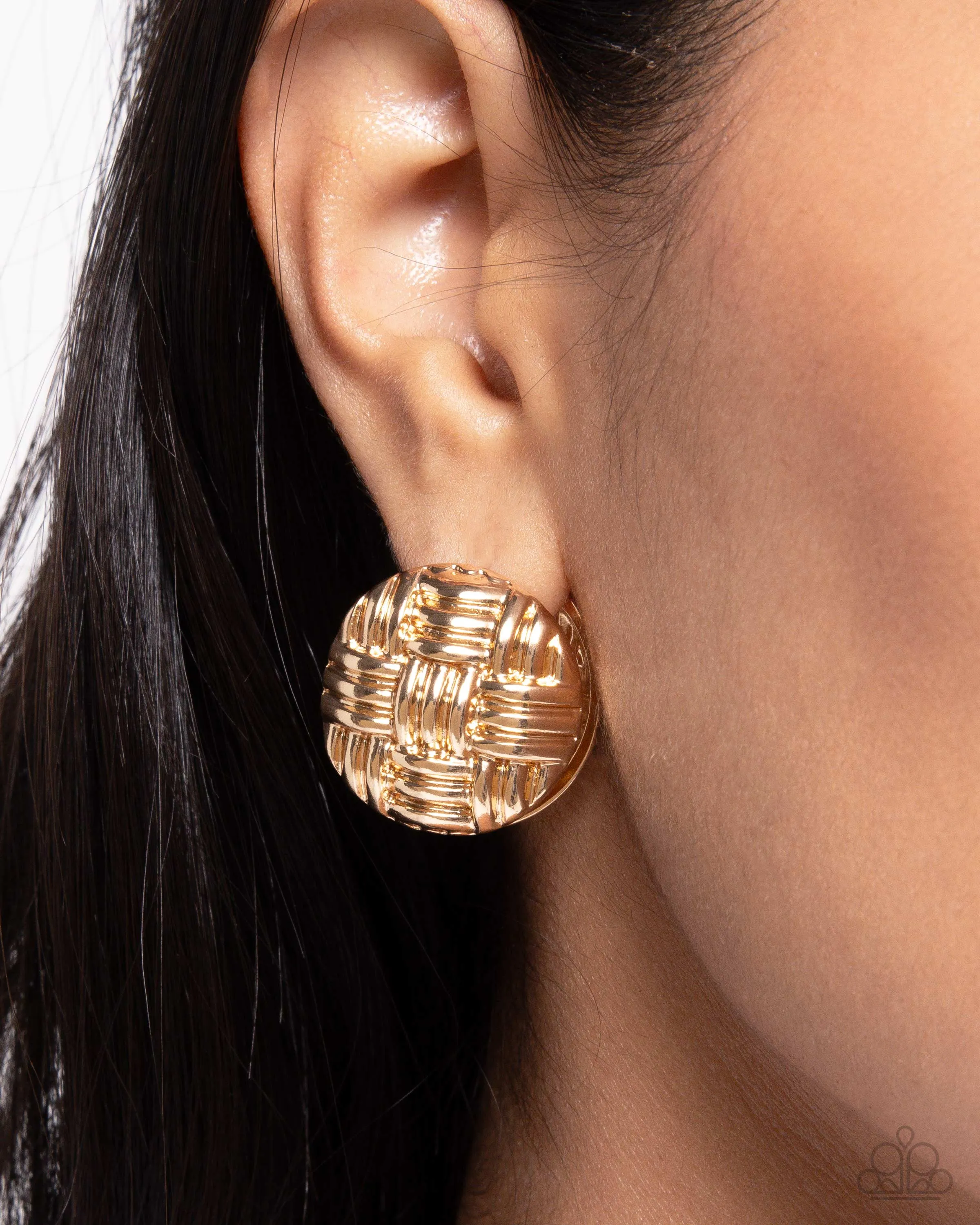 Woven Wisdom -Gold Earrings