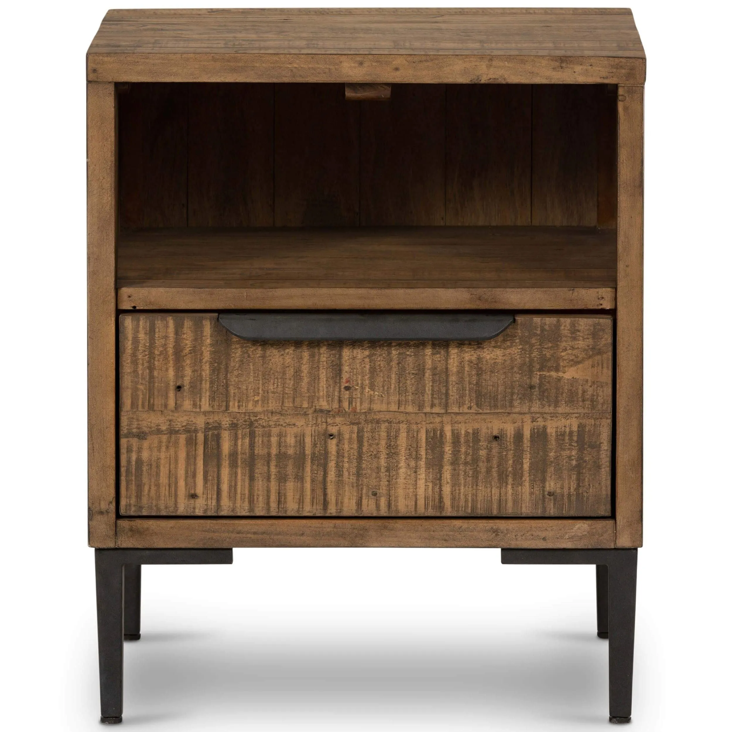 Wyeth Nightstand, Rustic Sandalwood