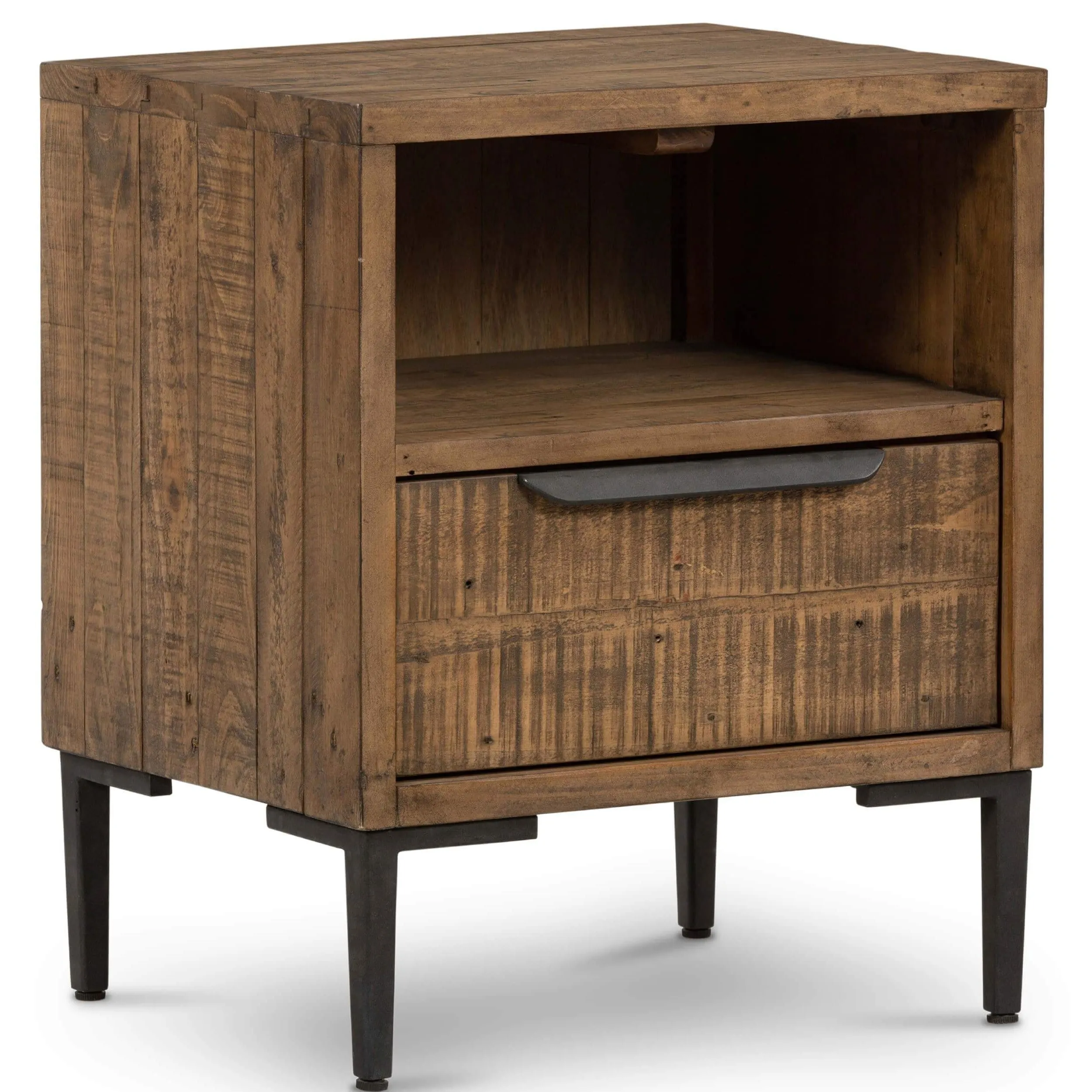 Wyeth Nightstand, Rustic Sandalwood