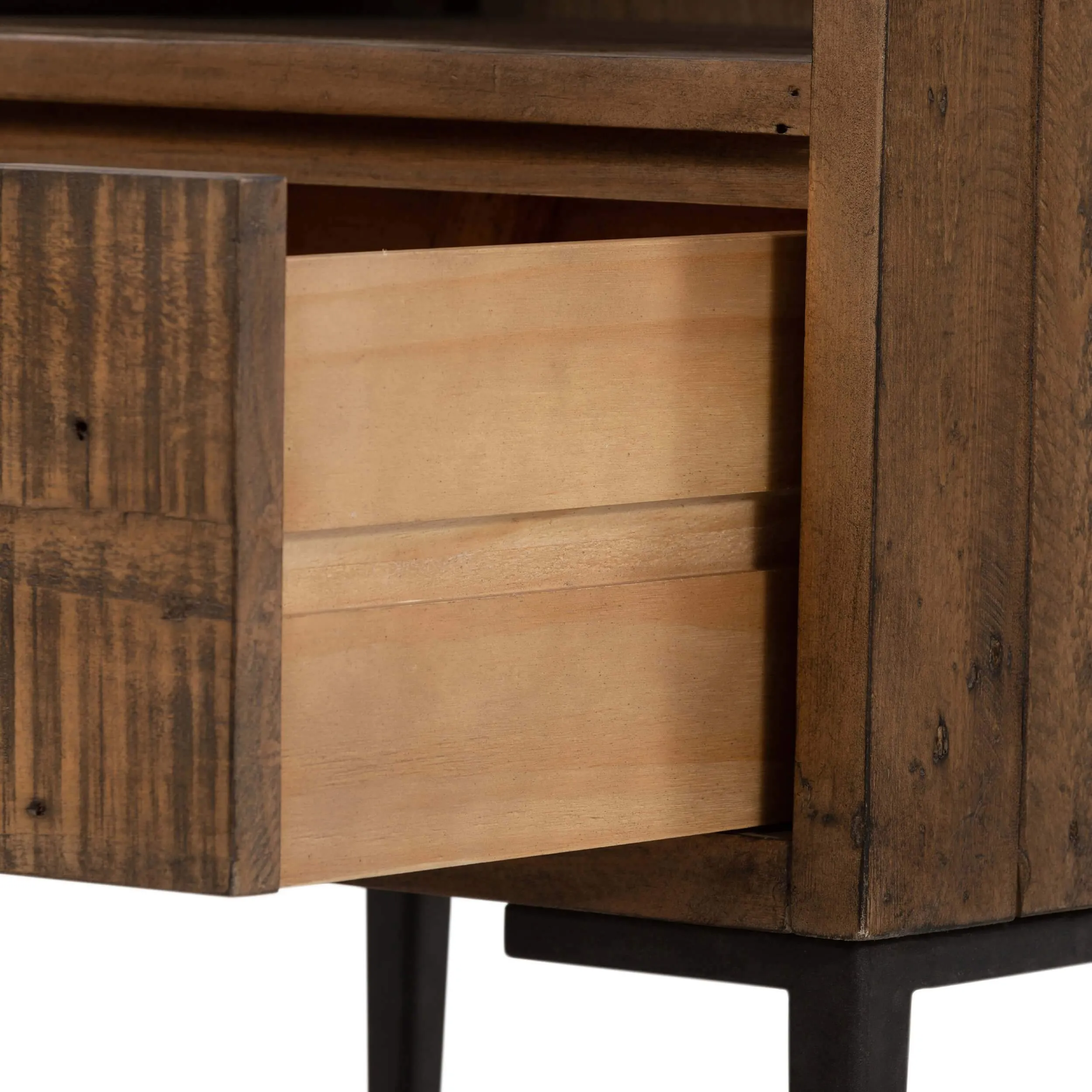 Wyeth Nightstand, Rustic Sandalwood